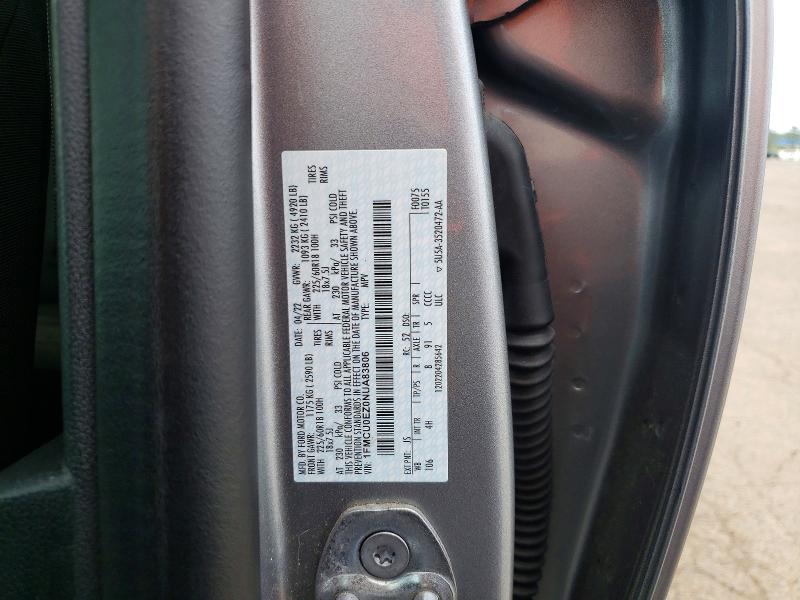 Aukcja sprzedaży 2022 Ford Escape, vin: 1FMCU0EZ0NUA83806, numer aukcji: 85633055