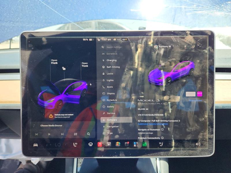 2020 Tesla Model 3 მანქანა იყიდება აუქციონზე, vin: 5YJ3E1EA8LF658368, აუქციონის ნომერი: 55463236