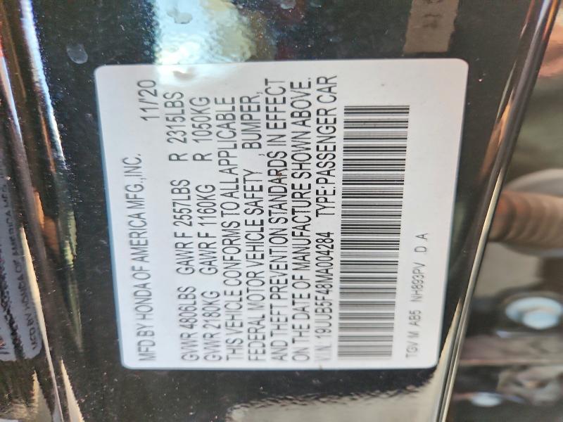 Aukcja sprzedaży 2021 Acura Tlx Tech, vin: 19UUB5F48MA004284, numer aukcji: 58578946