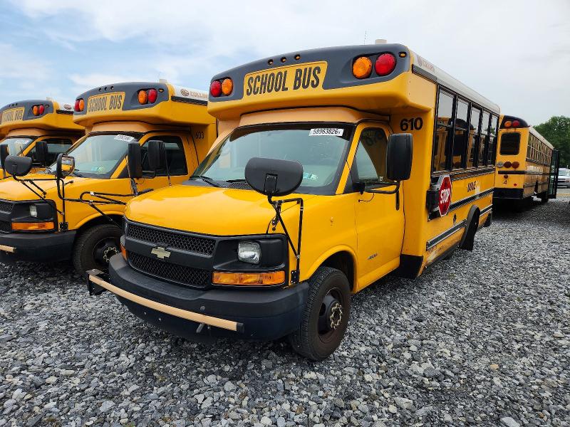 58963826 :رقم المزاد ، 1GB6G5BG5E1160071 vin ، 2014 Chev Bus مزاد بيع