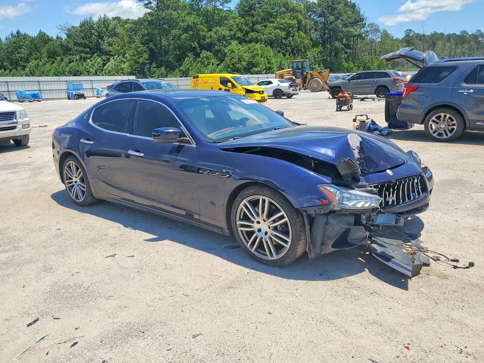 2014 Maserati Ghibli მანქანა იყიდება აუქციონზე, vin: ZAM57RTA4E1113263, აუქციონის ნომერი: 58437406