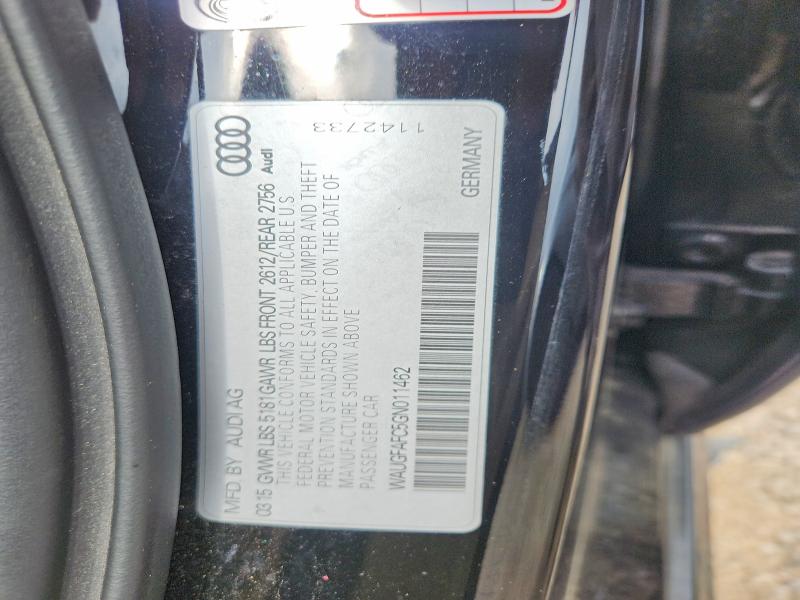 Aukcja sprzedaży 2016 Audi A6, vin: WAUGFAFC5GN011462, numer aukcji: 55465286