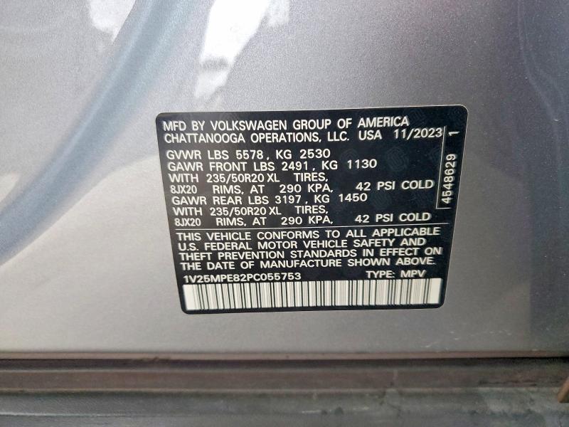 Продаж на аукціоні авто 2023 Volkswagen Id.4, vin: 1V25MPE82PC055753, номер лоту: 58752276