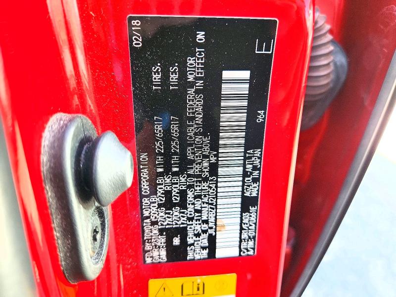 55999036 :رقم المزاد ، JTJYARBZ7J2105413 vin ، 2018 Lexus Nx 300 مزاد بيع
