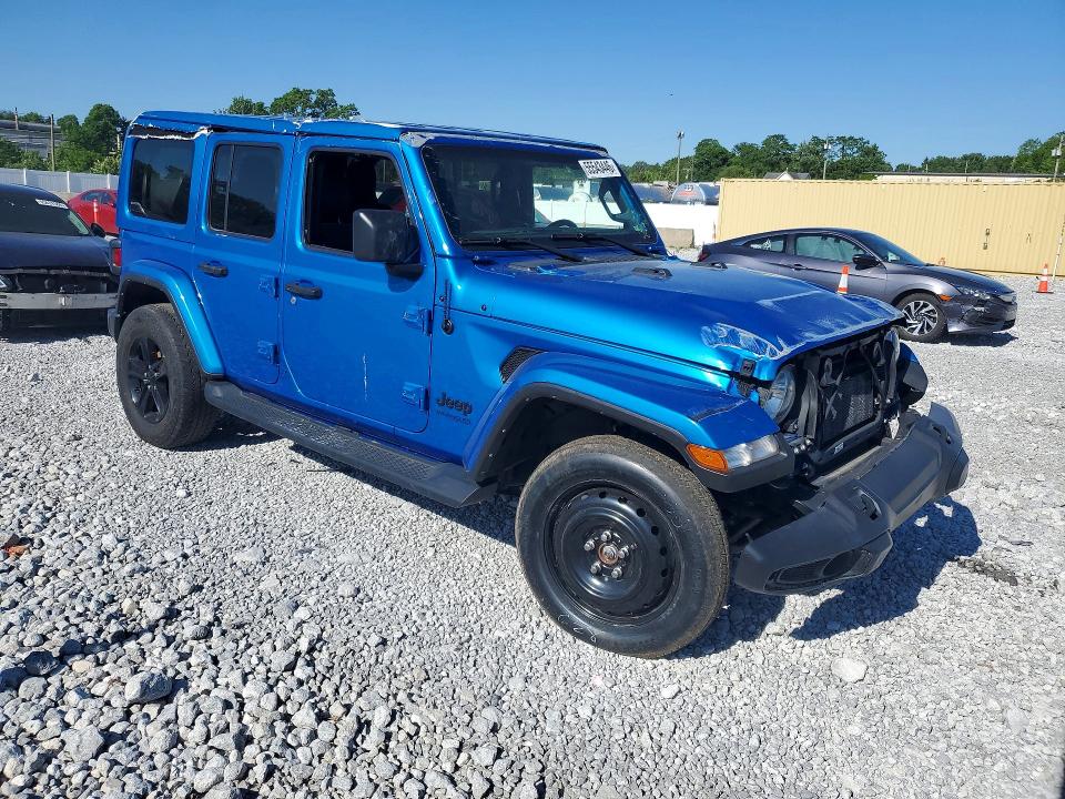 Продаж на аукціоні авто 2021 Jeep Wrangler Unlimited, vin: 1C4HJXEG0MW753318, номер лоту: 55543446
