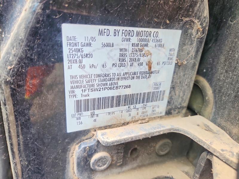 Aukcja sprzedaży 2006 Ford F250, vin: 1FTSW21P06EB77268, numer aukcji: 55356956
