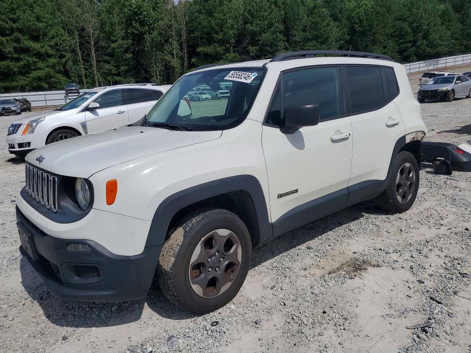 Aukcja sprzedaży 2016 Jeep Renegade, vin: ZACCJBAT2GPE02489, numer aukcji: 58558246