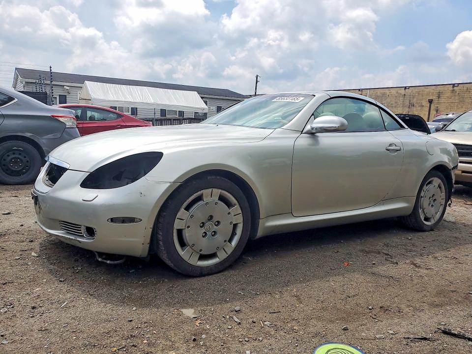 85633185 :رقم المزاد ، JTHFN48Y820004778 vin ، 2002 Lexus Sc مزاد بيع