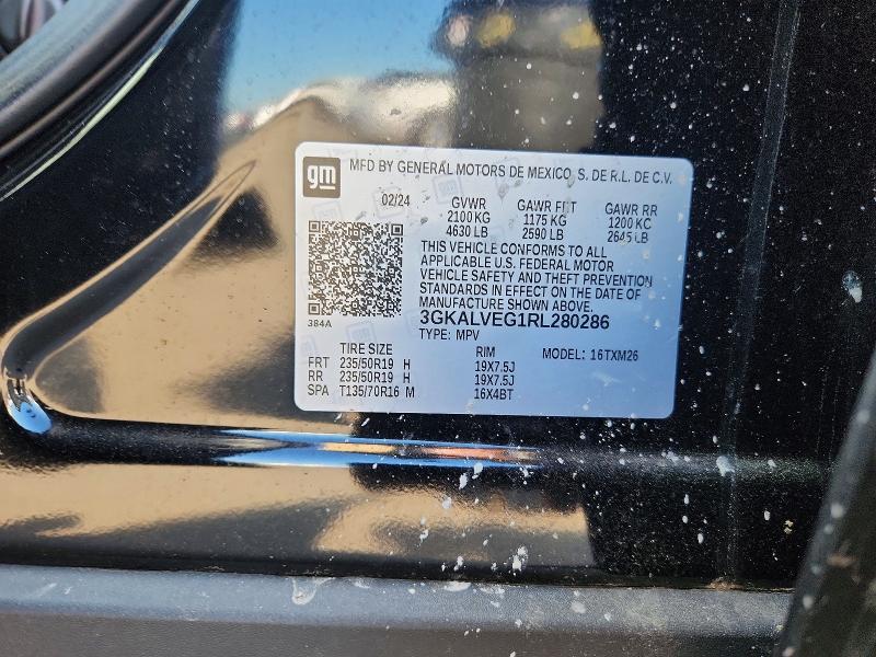 Aukcja sprzedaży 2024 Gmc Terrain, vin: 3GKALVEG1RL280286, numer aukcji: 56495796