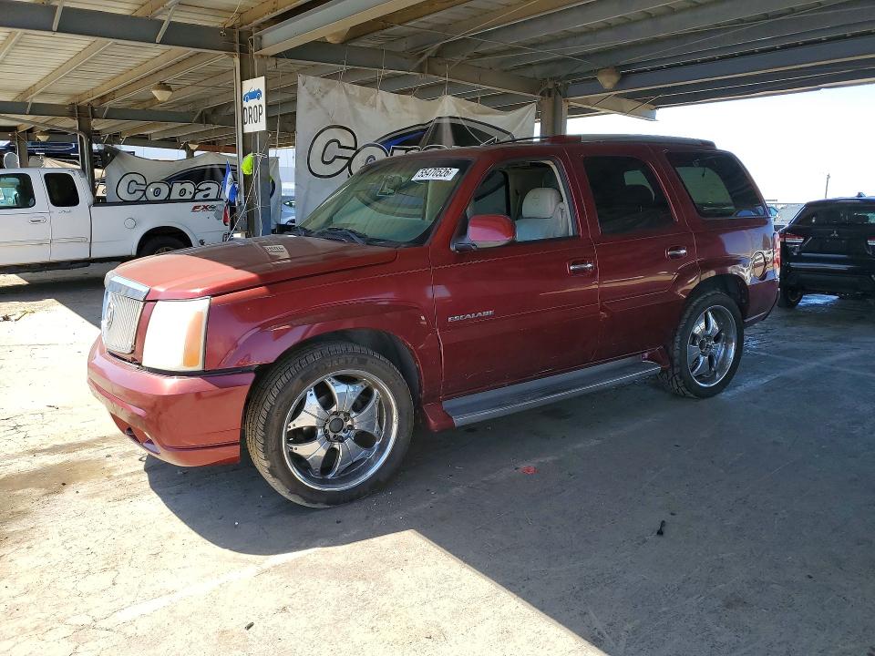 2002 Cadillac Escalade მანქანა იყიდება აუქციონზე, vin: 1GYEK63N62R109100, აუქციონის ნომერი: 55470526