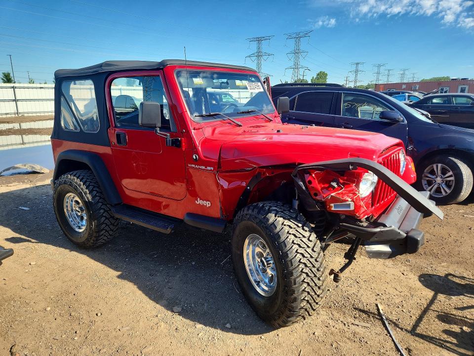 2000 Jeep Wrangler / Tj მანქანა იყიდება აუქციონზე, vin: 1J4FA29P0YP767296, აუქციონის ნომერი: 58324596