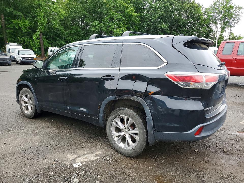 2014 Toyota Highlander მანქანა იყიდება აუქციონზე, vin: 5TDJKRFH4ES012639, აუქციონის ნომერი: 58053646