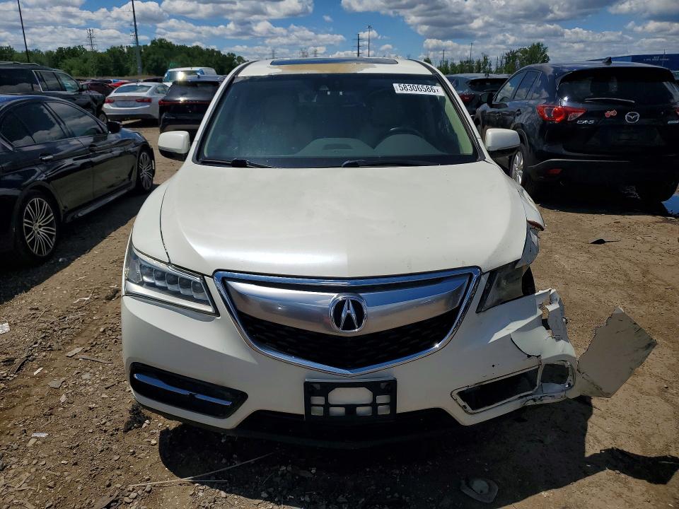 58306586 :رقم المزاد ، 5FRYD4H4XFB021730 vin ، 2015 Acura Mdx مزاد بيع