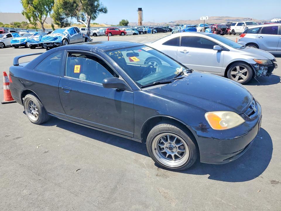 2002 Honda Civic მანქანა იყიდება აუქციონზე, vin: 1HGEM22962L002209, აუქციონის ნომერი: 56152656