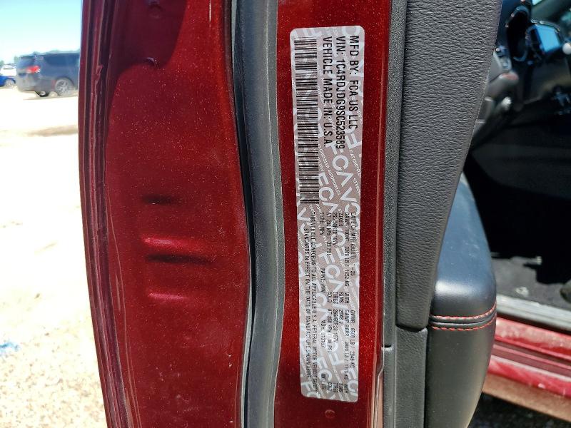 56863476 :رقم المزاد ، 1C4RDJDG9SC523589 vin ، 2025 Dodge Durango مزاد بيع