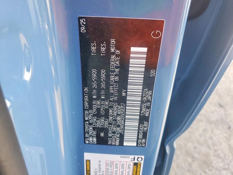 Продаж на аукціоні авто 2025 Toyota 4runner, vin: JTEVA5BR3S5058357, номер лоту: 56810056