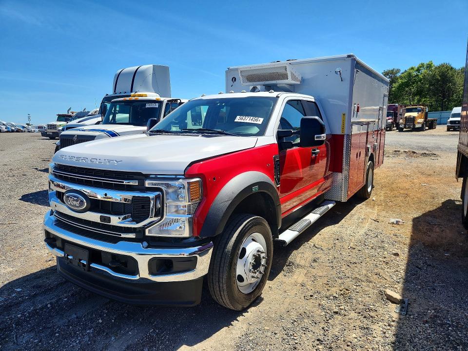 56371456 :رقم المزاد ، 1FD0X5HT0LED25015 vin ، 2020 Ford F550 مزاد بيع