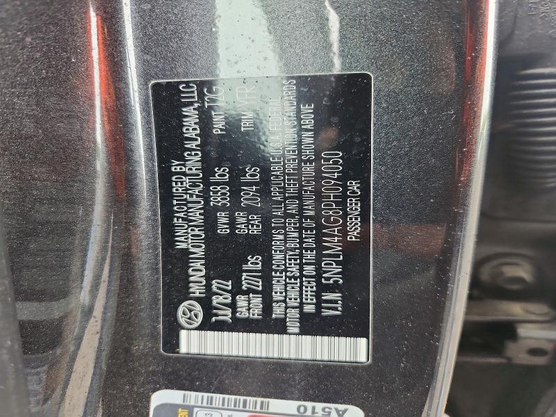 57947466 :رقم المزاد ، 5NPLM4AG8PH094050 vin ، 2023 Hyundai Elantra مزاد بيع