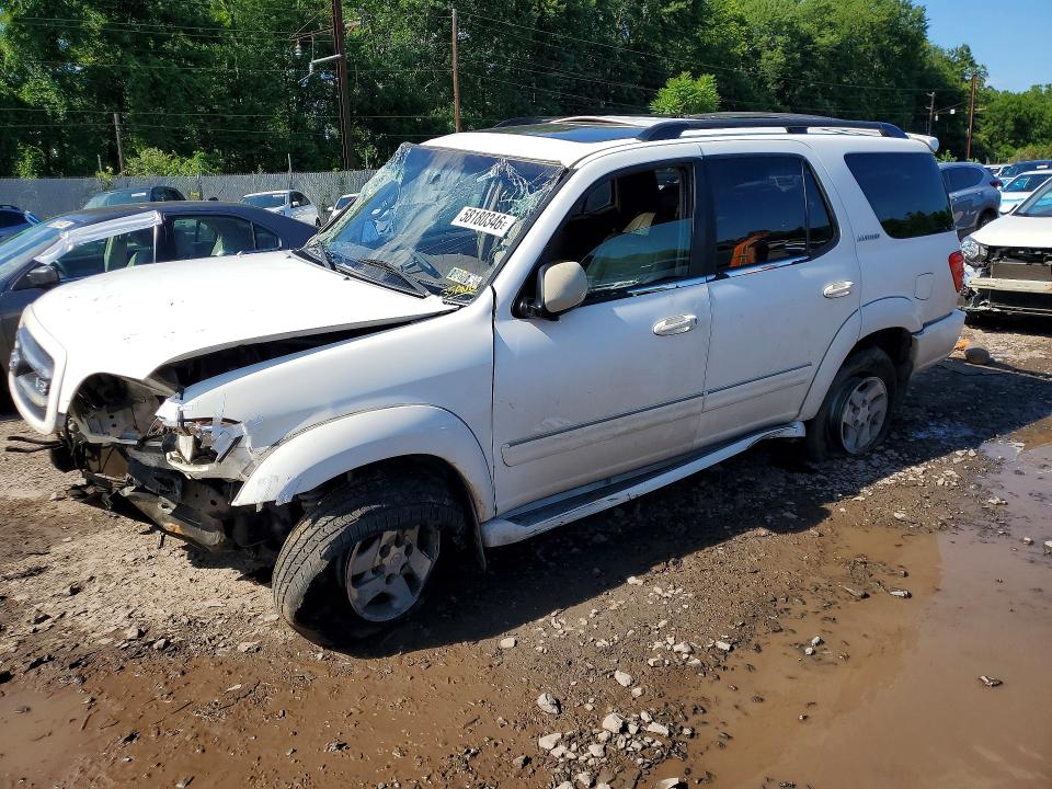 2002 Toyota Sequoia მანქანა იყიდება აუქციონზე, vin: 5TDBT48A52S130473, აუქციონის ნომერი: 58180346