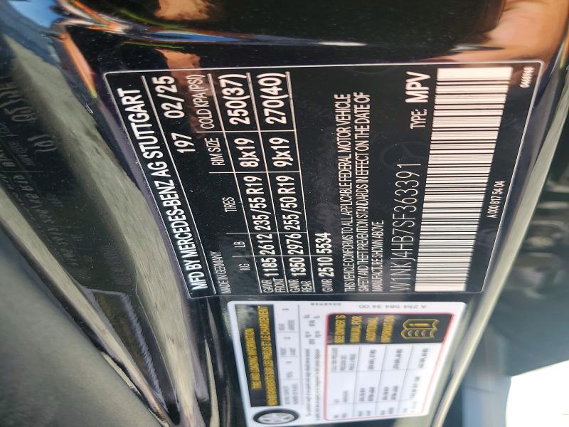 58706096 :رقم المزاد ، W1NKJ4HB7SF363391 vin ، 2025 Mercedes-benz Glc Coupe مزاد بيع