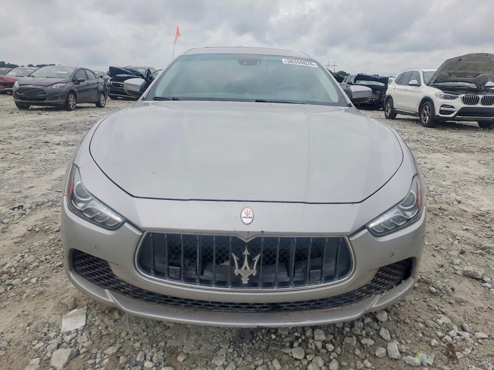 2017 Maserati Ghibli მანქანა იყიდება აუქციონზე, vin: ZAM57XSL1H1198896, აუქციონის ნომერი: 56359826