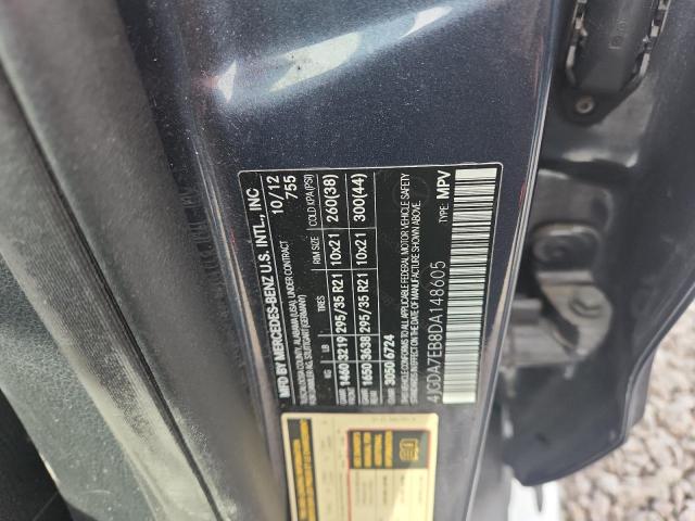 Aukcja sprzedaży 2013 Mercedes-benz Ml, vin: 4JGDA7EB8DA148605, numer aukcji: 57681866