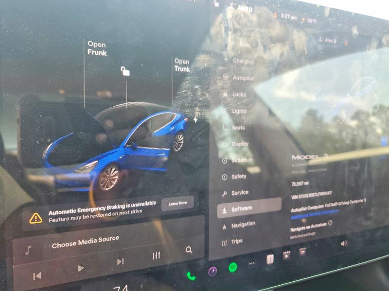 Продаж на аукціоні авто 2020 Tesla Model 3, vin: 5YJ3E1EB7LF651047, номер лоту: 56409696