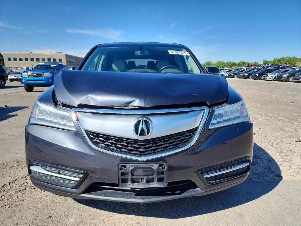 57327016 :رقم المزاد ، 5FRYD4H22GB055323 vin ، 2016 Acura Mdx مزاد بيع