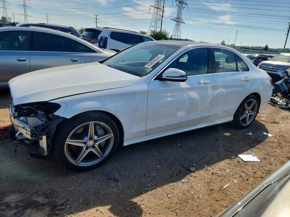 2017 Mercedes-benz C მანქანა იყიდება აუქციონზე, vin: 55SWF4KB3HU200283, აუქციონის ნომერი: 55630646