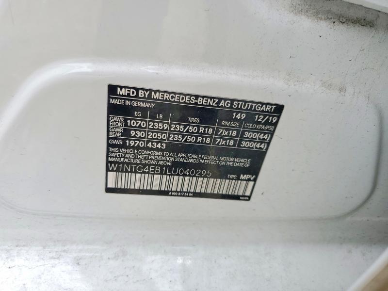 Продаж на аукціоні авто 2020 Mercedes-benz Gla, vin: W1NTG4EB1LU040295, номер лоту: 59157466