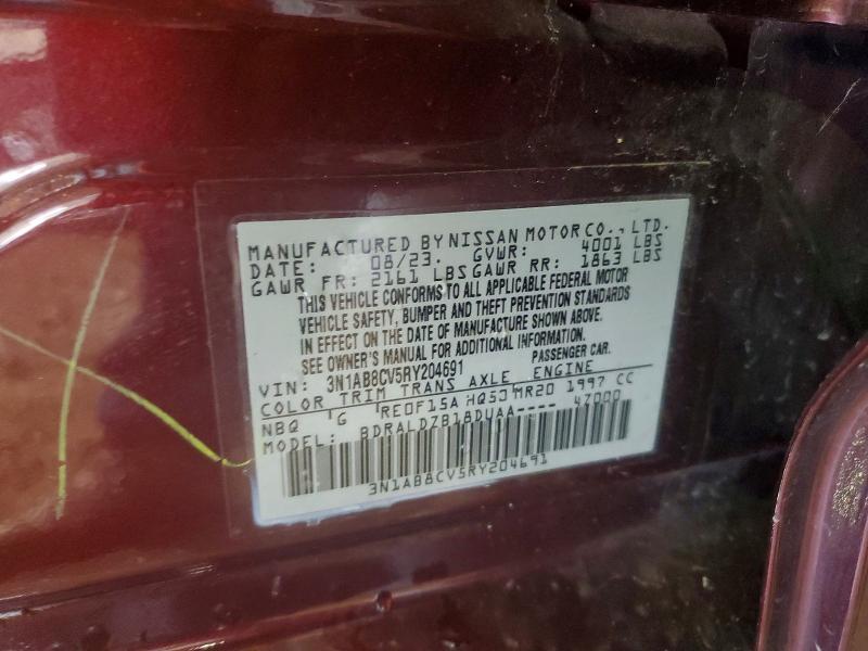 56153036 :رقم المزاد ، 3N1AB8CV5RY204691 vin ، 2024 Nissan Sentra مزاد بيع