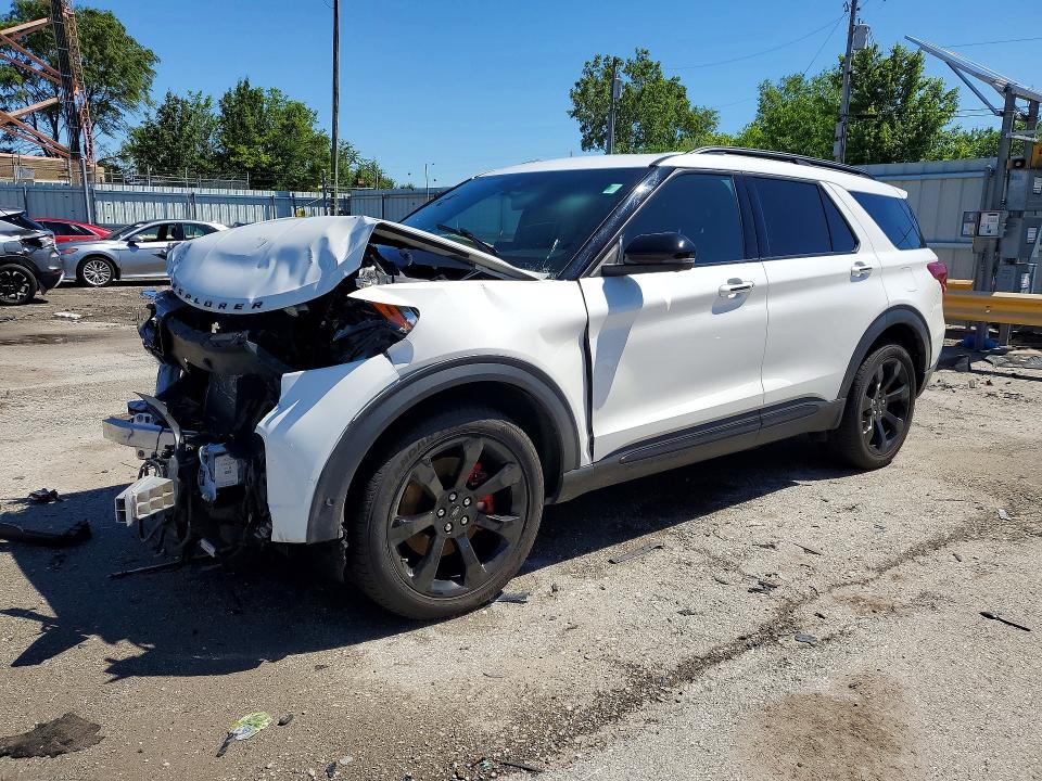 56730176 :رقم المزاد ، 1FM5K8GC4MGA83357 vin ، 2021 Ford Explorer مزاد بيع