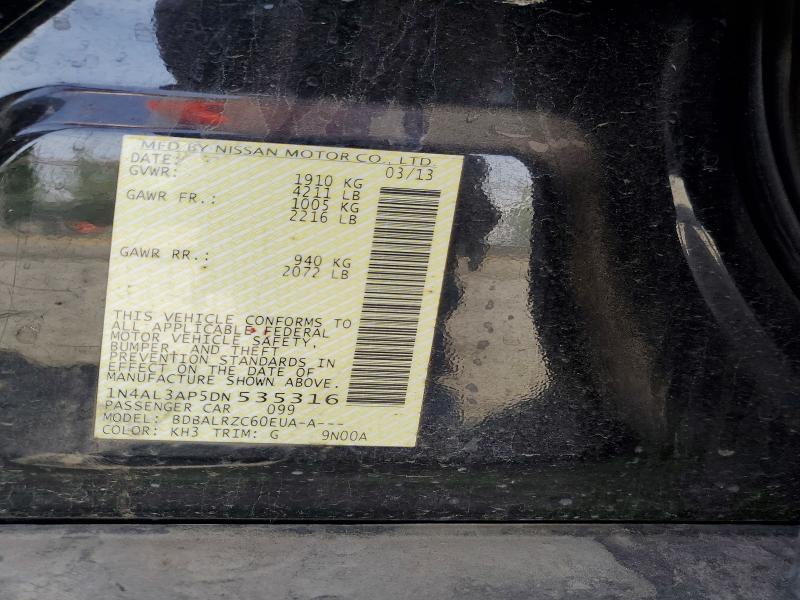 Aukcja sprzedaży 2013 Nissan Altima, vin: 1N4AL3AP5DN535316, numer aukcji: 57579286