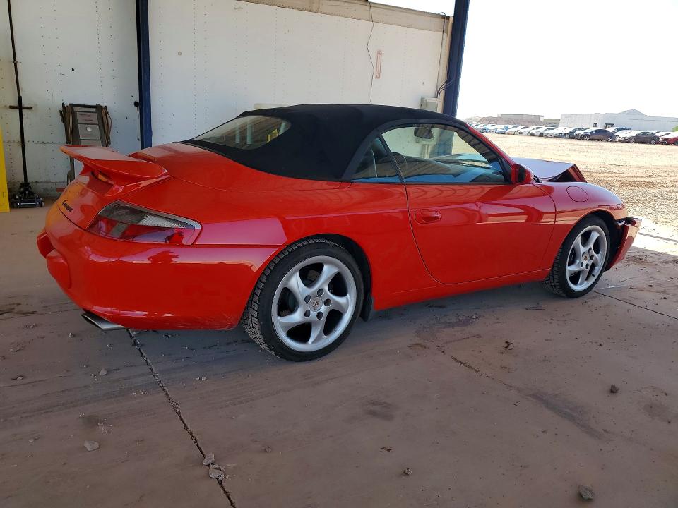 2002 Porsche 911 მანქანა იყიდება აუქციონზე, vin: WP0CA29952S654586, აუქციონის ნომერი: 58020186