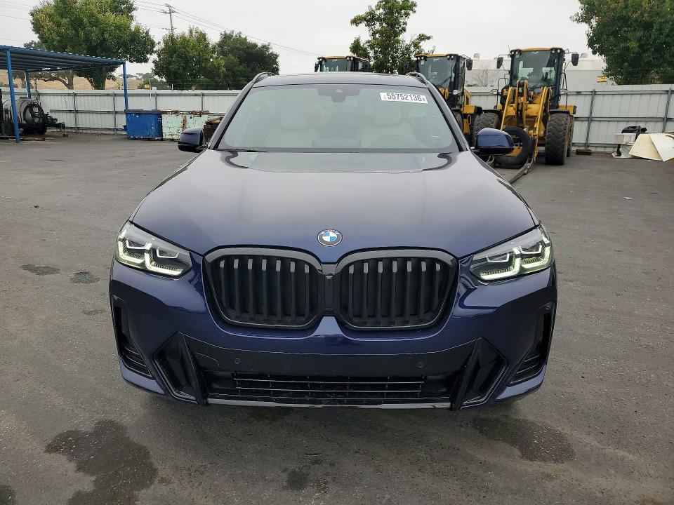 2022 Bmw X3 მანქანა იყიდება აუქციონზე, vin: 5UX53DP04N9J05460, აუქციონის ნომერი: 55752136