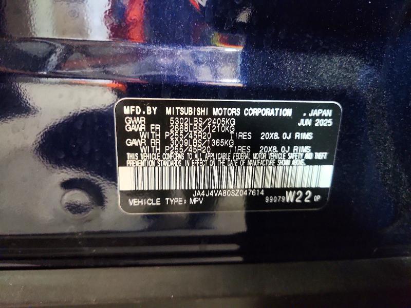 Продаж на аукціоні авто 2025 Mitsubishi Outlander, vin: JA4J4VA80SZ047614, номер лоту: 56692726