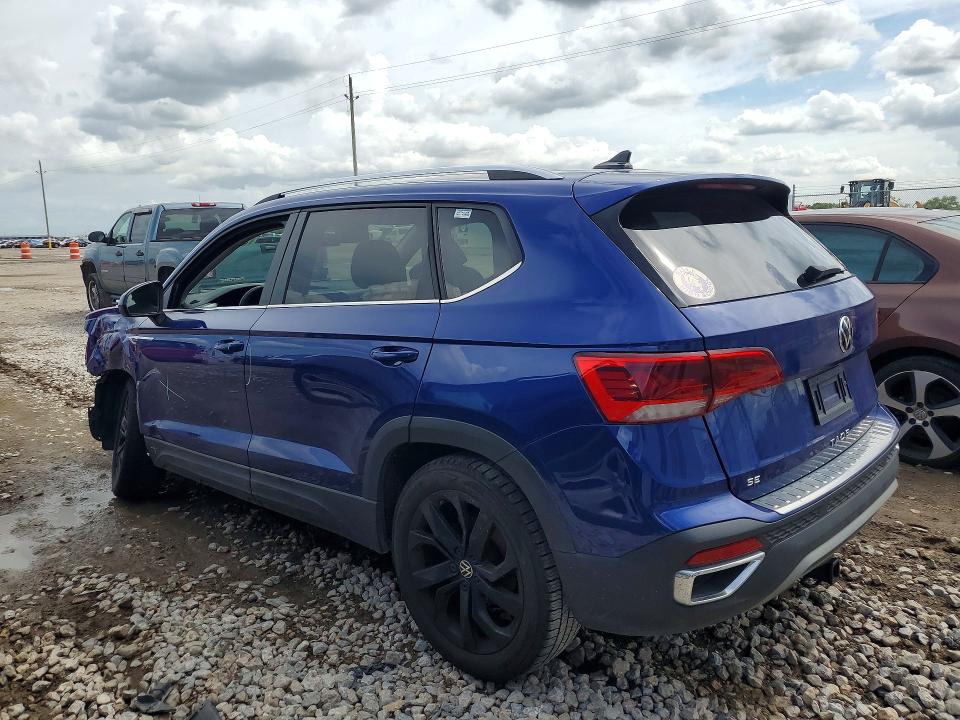 2022 Volkswagen Taos მანქანა იყიდება აუქციონზე, vin: 3VVRX7B21NM076519, აუქციონის ნომერი: 55307676