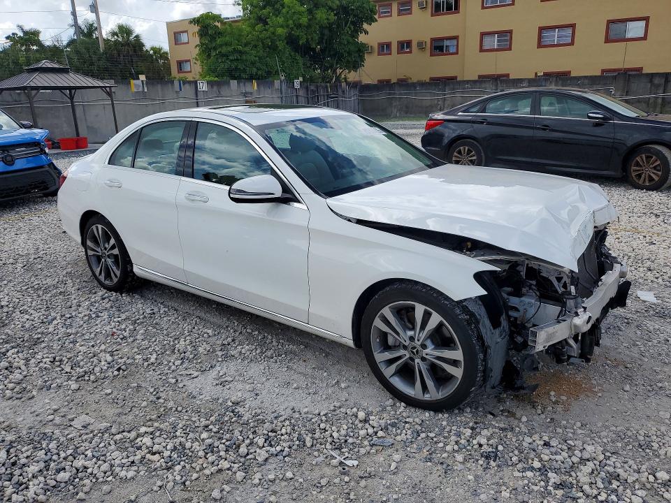 2020 Mercedes-benz C მანქანა იყიდება აუქციონზე, vin: WDDWF8DB2LR539423, აუქციონის ნომერი: 57830226