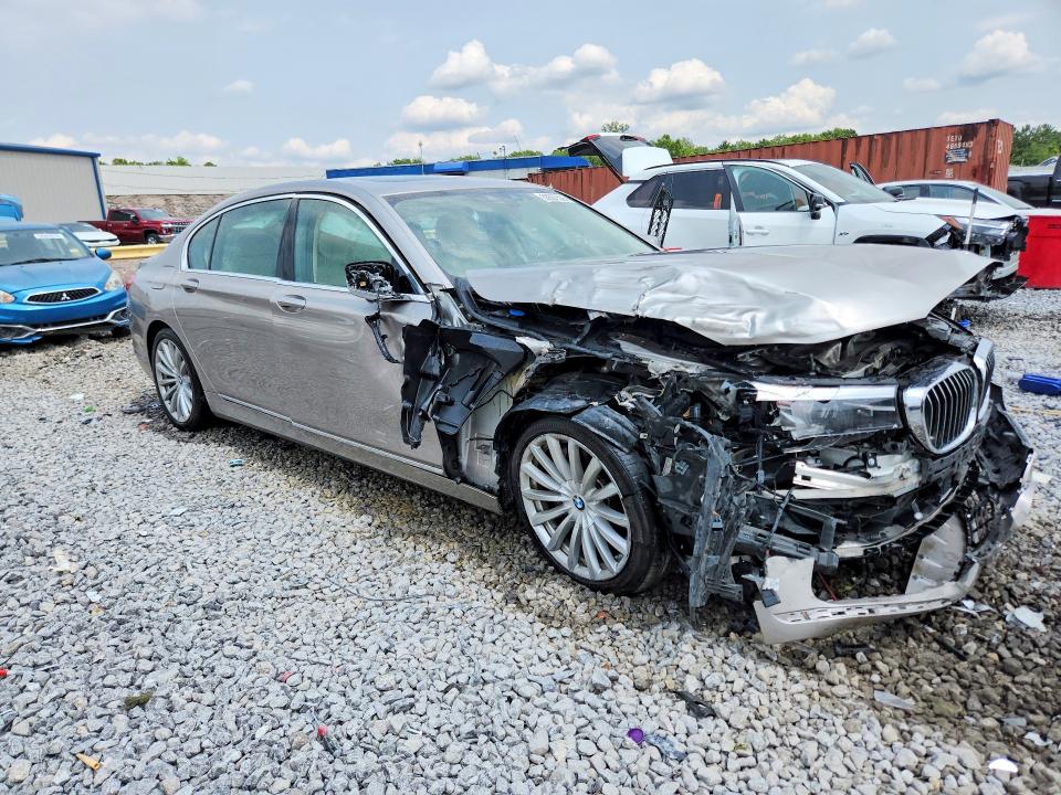2016 Bmw 740 მანქანა იყიდება აუქციონზე, vin: WBA7E2C59GG547835, აუქციონის ნომერი: 58597536