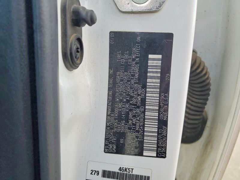 Продаж на аукціоні авто 2009 Toyota Tundra, vin: 5TFDV54169X087183, номер лоту: 56853686