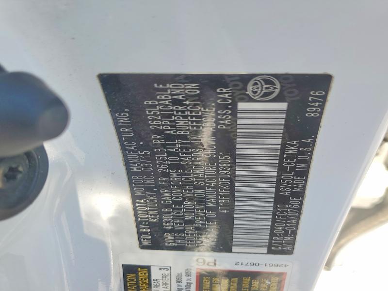 Aukcja sprzedaży 2015 Toyota Camry, vin: 4T1BF1FK0FU938051, numer aukcji: 56425996