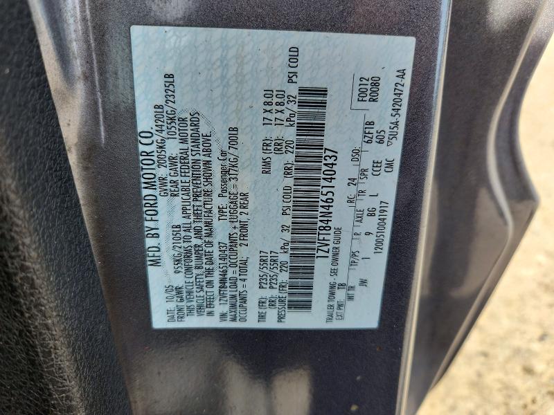 Aukcja sprzedaży 2006 Ford Mustang, vin: 1ZVFT84N465140437, numer aukcji: 56148636
