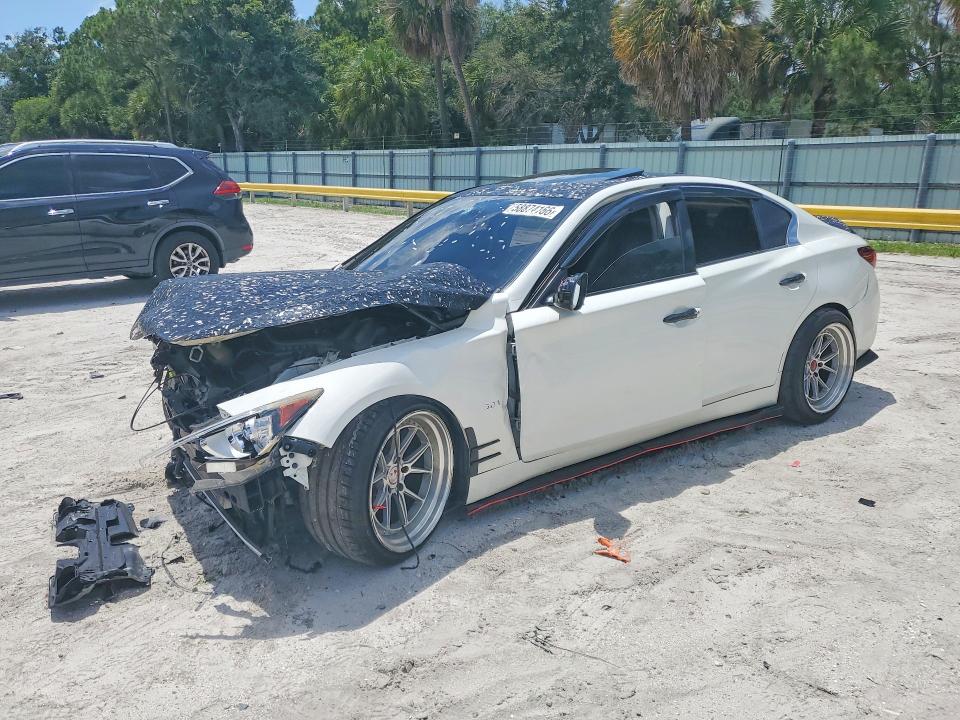 58874166 :رقم المزاد ، JN1EV7AP6JM363203 vin ، 2018 Infiniti Q50 مزاد بيع