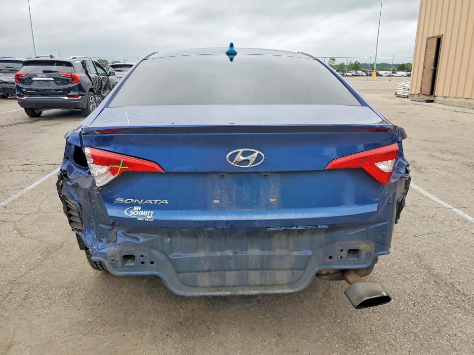 2015 Hyundai Sonata მანქანა იყიდება აუქციონზე, vin: 5NPE24AF0FH170591, აუქციონის ნომერი: 55408356