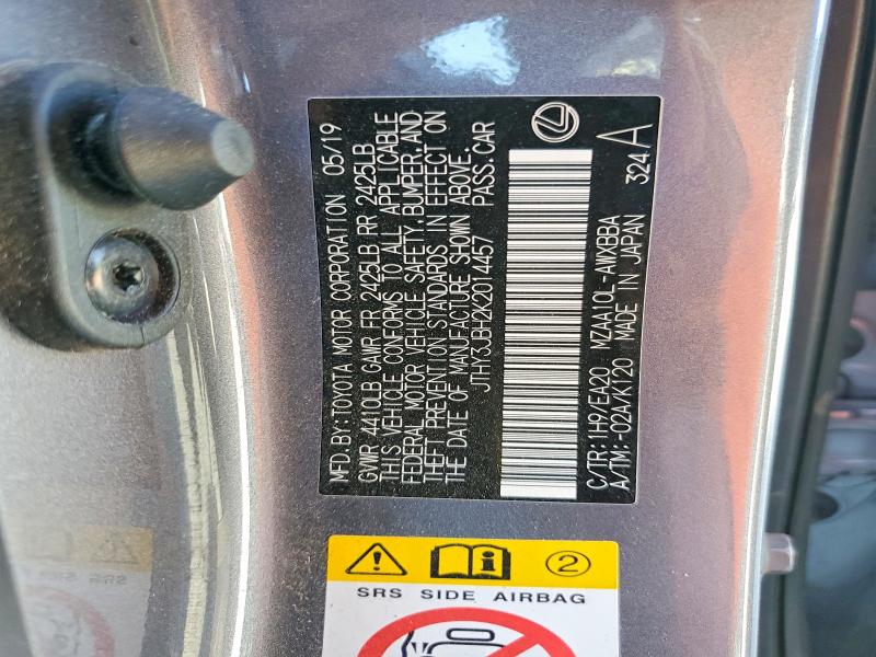 Продажа на аукционе авто 2019 Lexus Ux, vin: JTHY3JBH2K2014457, номер лота: 55596716