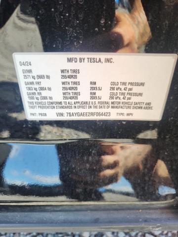 Aukcja sprzedaży 2024 Tesla Model Y, vin: 7SAYGAEE2RF064423, numer aukcji: 58117576