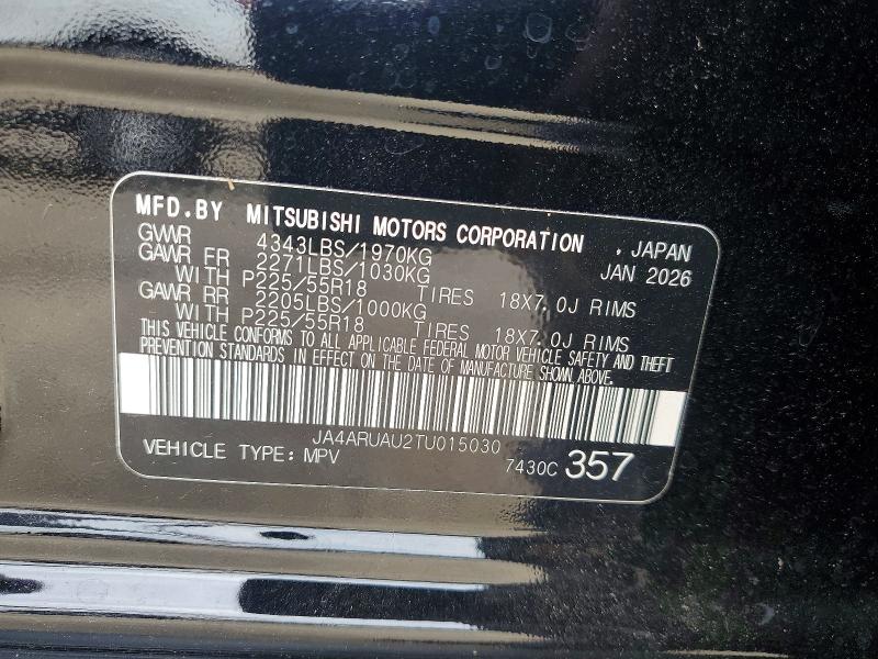 Продажа на аукционе авто 2026 Mitsubishi Outlander Sport, vin: JA4ARUAU2TU015030, номер лота: 57669126