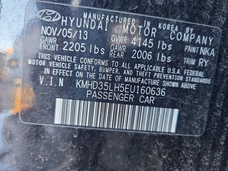 Aukcja sprzedaży 2014 Hyundai Elantra Gt, vin: KMHD35LH5EU160636, numer aukcji: 58517046