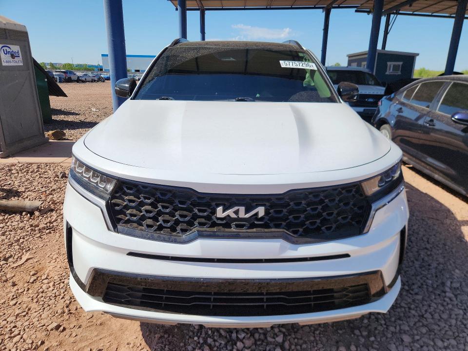57757296 :رقم المزاد ، 5XYRL4LC5PG206995 vin ، 2023 Kia Sorento مزاد بيع