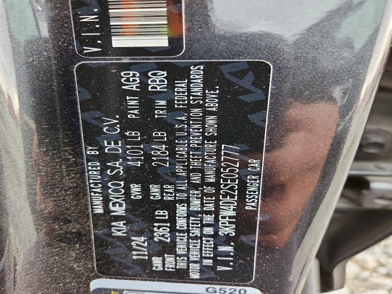 55504436 :رقم المزاد ، 3KPFW4DE2SE052777 vin ، 2025 Kia K4 مزاد بيع
